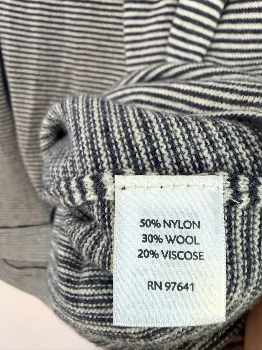 J.Jill stripes cardigan wool blend size large NWT